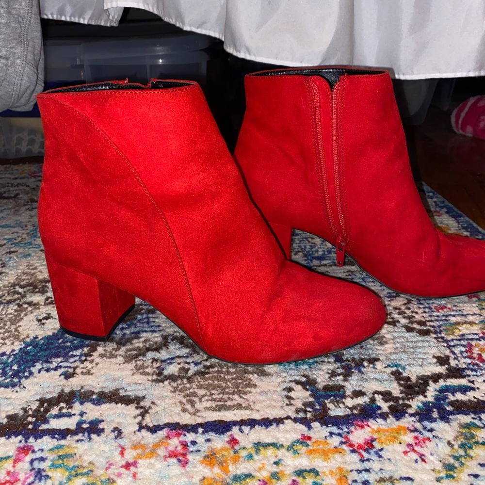 INC Red Booties